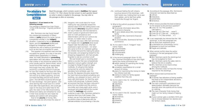 Vocabulary workshop level g answers unit 1