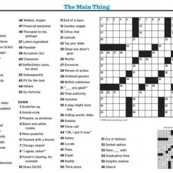 Modern day mass medium crossword