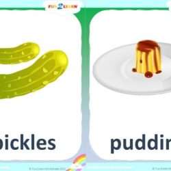 Do you like pickle pudding flashcards