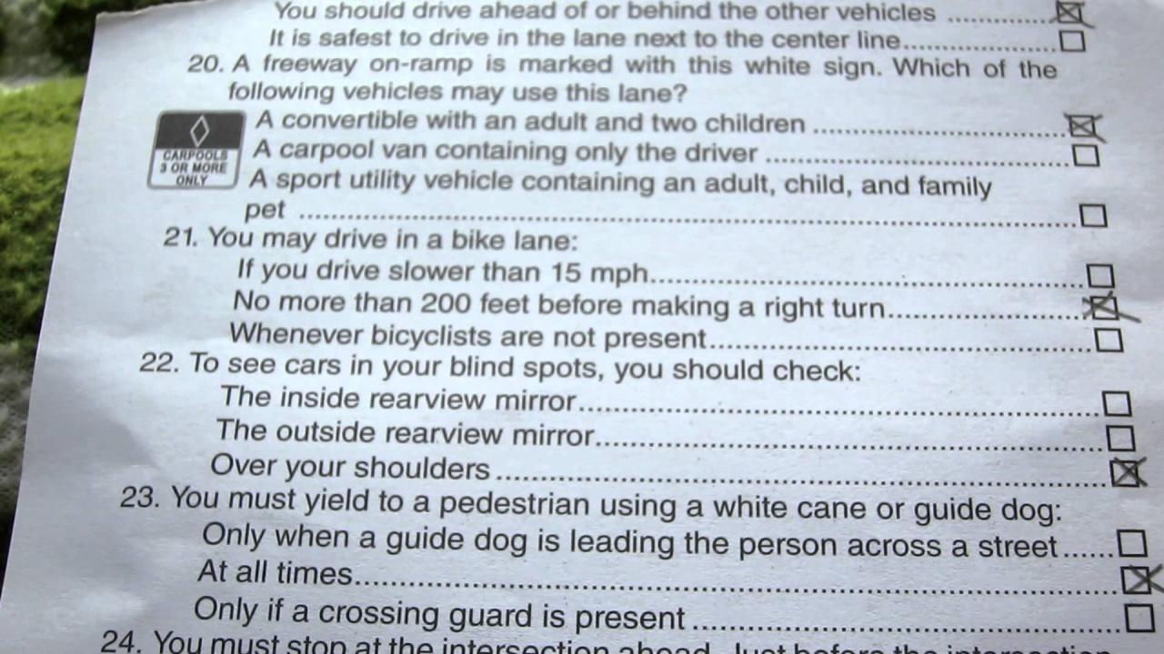 Wv motorcycle permit practice test