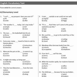 Sem 1 final grammar and vocabulary a